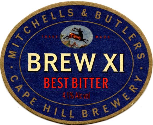 birmingham wm-gb m & b m&b oval 1ab (170-brew xi best bitter) 